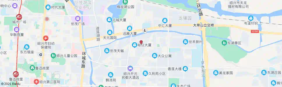 绍兴城东医院_公交站地图_绍兴公交_妙搜公交查询2025