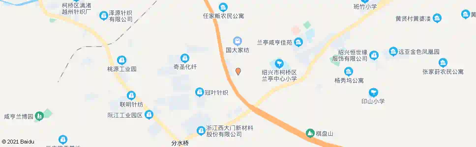 绍兴任家畈(立兴家纺厂)_公交站地图_绍兴公交_妙搜公交查询2025