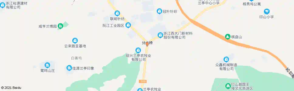 绍兴分水桥_公交站地图_绍兴公交_妙搜公交查询2025