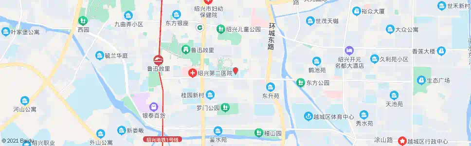 绍兴越城区图书馆_公交站地图_绍兴公交_妙搜公交查询2025
