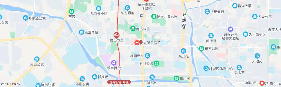 绍兴浙一分辽住院楼_公交站地图_绍兴公交_妙搜公交查询2025