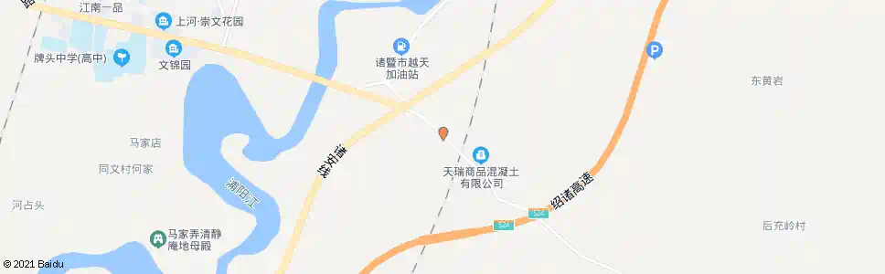 绍兴毛宅畈_公交站地图_绍兴公交_妙搜公交查询2025