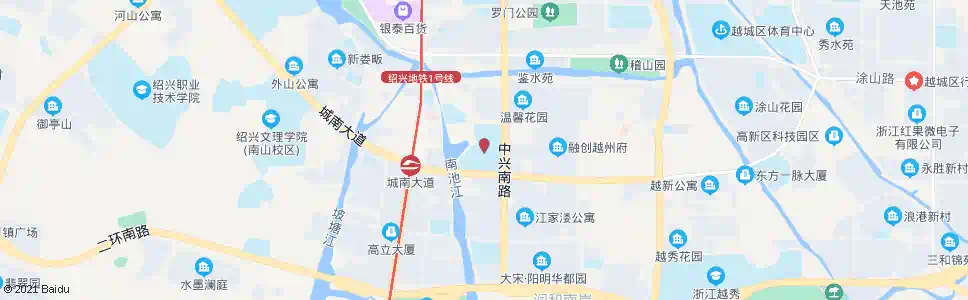 绍兴中惠中学_公交站地图_绍兴公交_妙搜公交查询2025