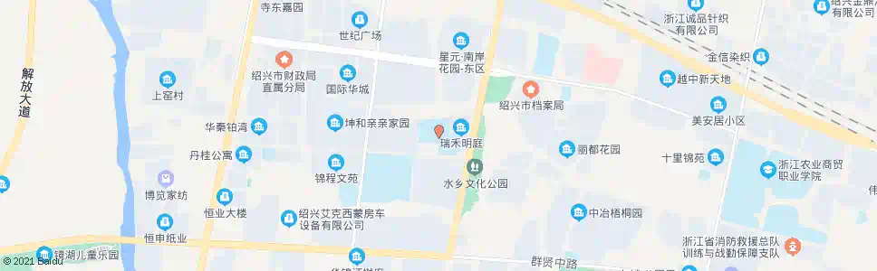 绍兴袍江中学_公交站地图_绍兴公交_妙搜公交查询2025