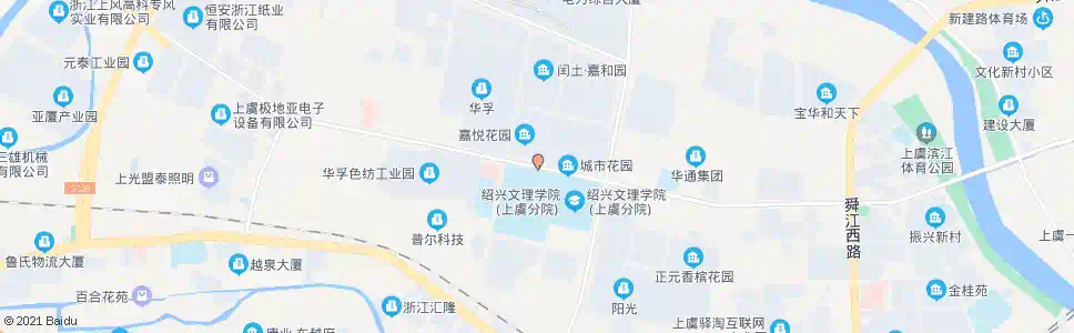 绍兴上虞中学_公交站地图_绍兴公交_妙搜公交查询2025