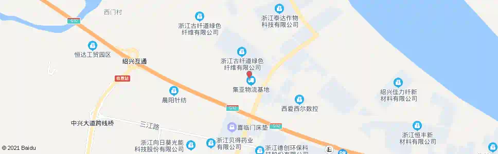 绍兴钢材市场_公交站地图_绍兴公交_妙搜公交查询2025