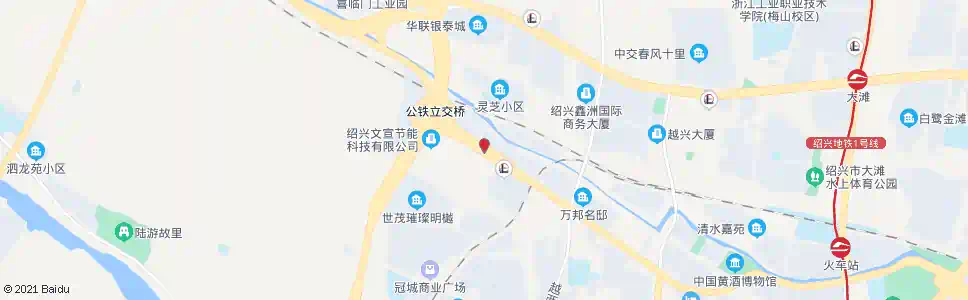 绍兴北海综合市场_公交站地图_绍兴公交_妙搜公交查询2025