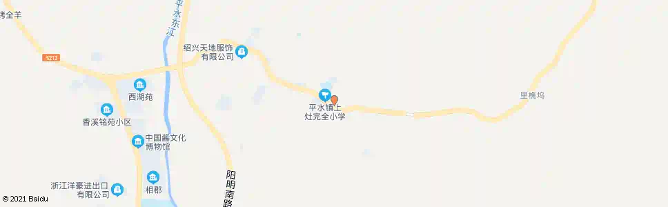 绍兴上灶小学_公交站地图_绍兴公交_妙搜公交查询2025