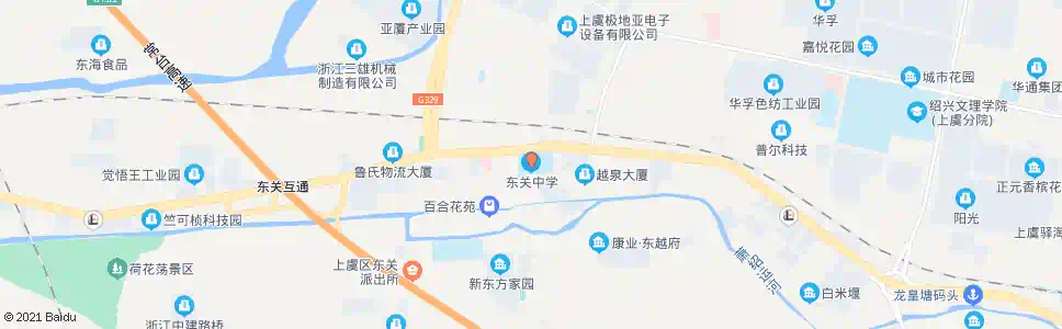 绍兴东关中学_公交站地图_绍兴公交_妙搜公交查询2025