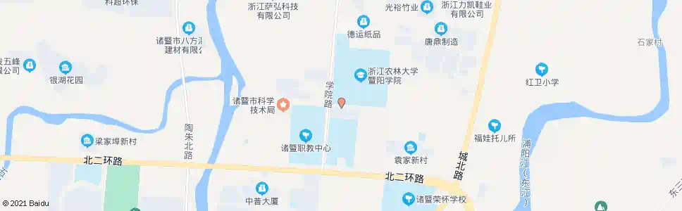 绍兴暨阳学院南门临时站_公交站地图_绍兴公交_妙搜公交查询2025