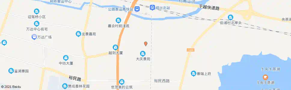 绍兴庆寺村_公交站地图_绍兴公交_妙搜公交查询2025