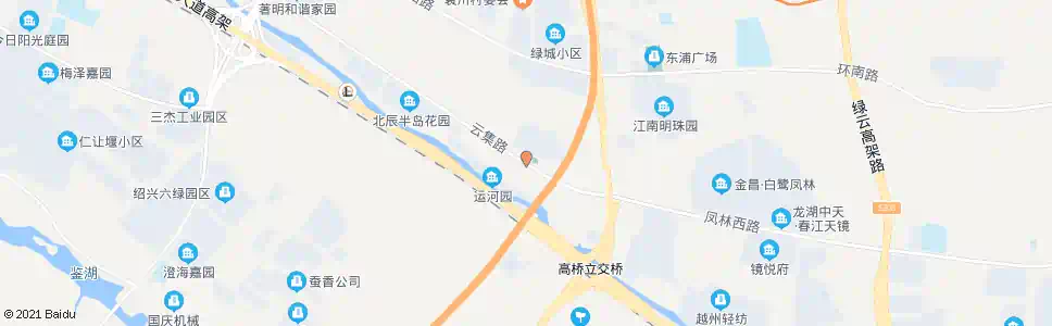 绍兴沈家岸头_公交站地图_绍兴公交_妙搜公交查询2025