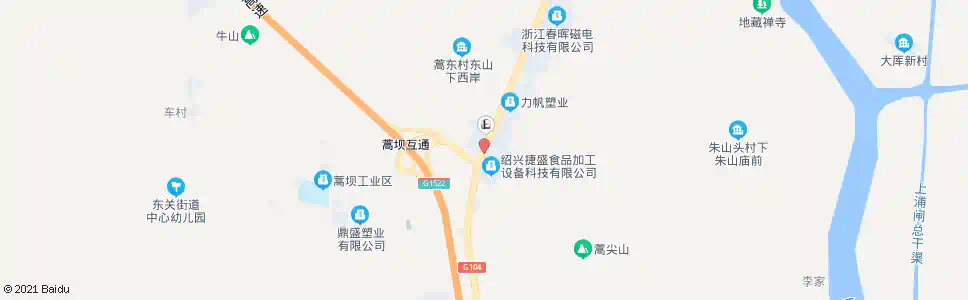 绍兴蒿坝高速道口_公交站地图_绍兴公交_妙搜公交查询2025