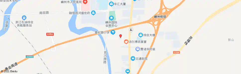 绍兴章村路_公交站地图_绍兴公交_妙搜公交查询2025