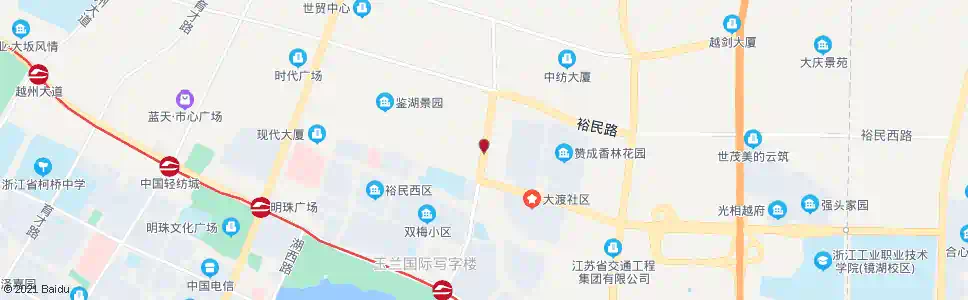 绍兴裕民小区(东)_公交站地图_绍兴公交_妙搜公交查询2025