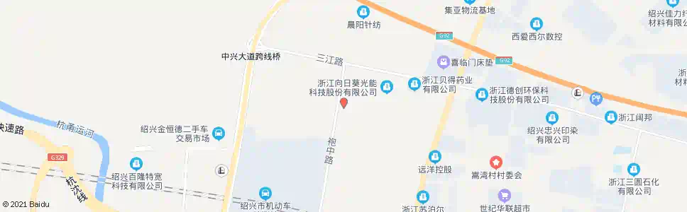 绍兴欧司朗照明_公交站地图_绍兴公交_妙搜公交查询2025