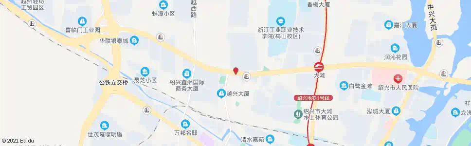 绍兴荣邦家居广场_公交站地图_绍兴公交_妙搜公交查询2025