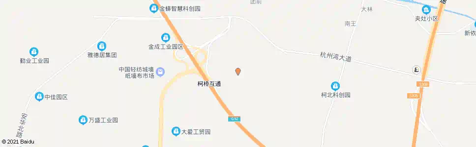 绍兴柯北村_公交站地图_绍兴公交_妙搜公交查询2025