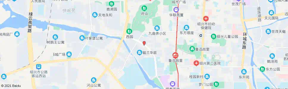 绍兴银都花园(大校场)_公交站地图_绍兴公交_妙搜公交查询2025