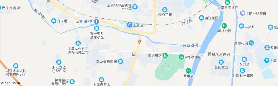 绍兴上虞西站_公交站地图_绍兴公交_妙搜公交查询2025