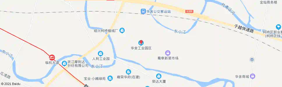 绍兴华舍工业园_公交站地图_绍兴公交_妙搜公交查询2025