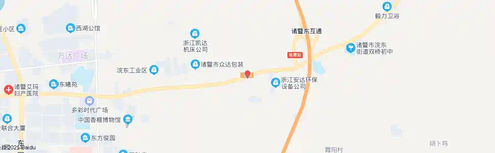 绍兴暨东路口_公交站地图_绍兴公交_妙搜公交查询2025