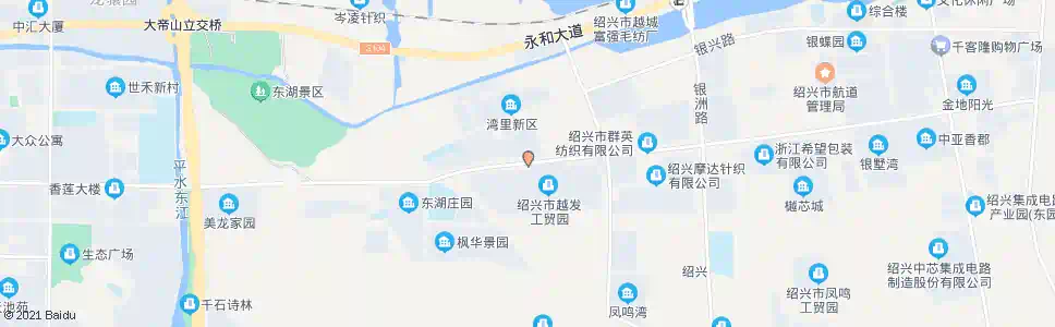 绍兴云翔化纤_公交站地图_绍兴公交_妙搜公交查询2025