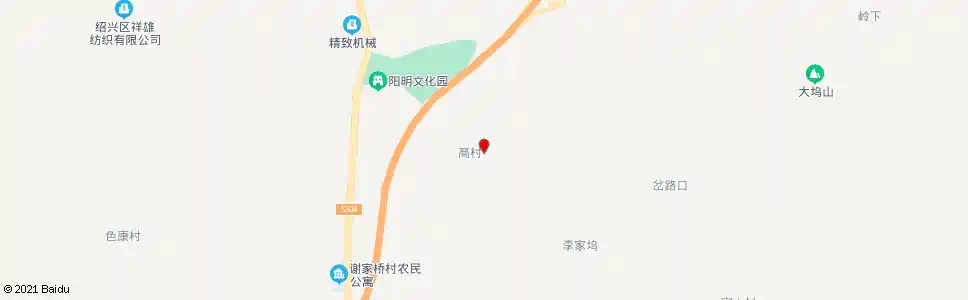 绍兴高村_公交站地图_绍兴公交_妙搜公交查询2025
