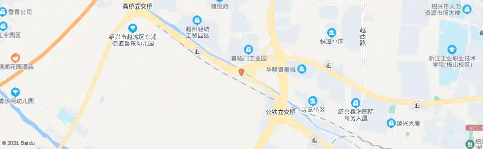 绍兴钟家湾_公交站地图_绍兴公交_妙搜公交查询2025