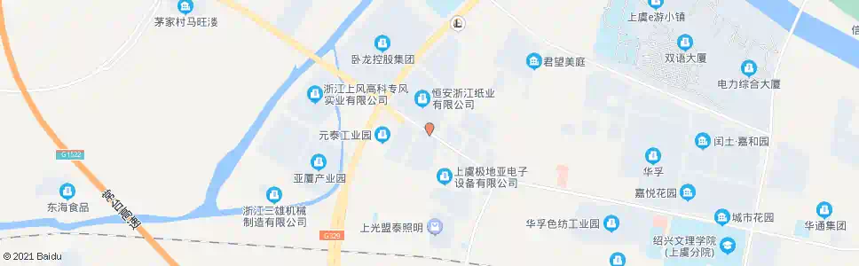 绍兴鸿天工业园_公交站地图_绍兴公交_妙搜公交查询2025