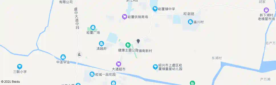 绍兴崧厦农贸市场_公交站地图_绍兴公交_妙搜公交查询2025