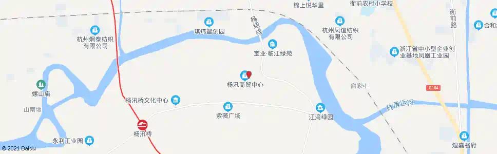 绍兴杨汛桥综合市场_公交站地图_绍兴公交_妙搜公交查询2025