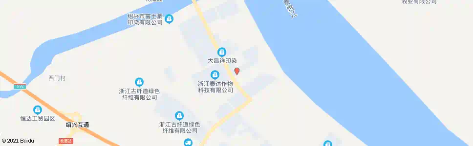 绍兴江南印染_公交站地图_绍兴公交_妙搜公交查询2025