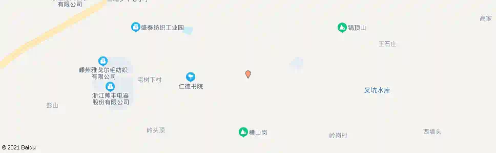 绍兴丫叉坑_公交站地图_绍兴公交_妙搜公交查询2025