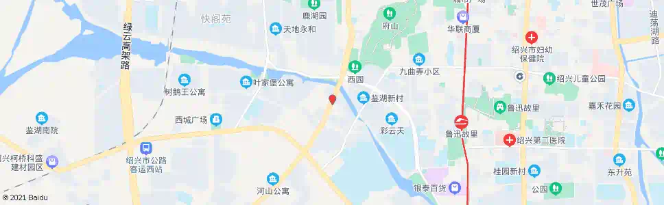 绍兴偏门风泽苑_公交站地图_绍兴公交_妙搜公交查询2025