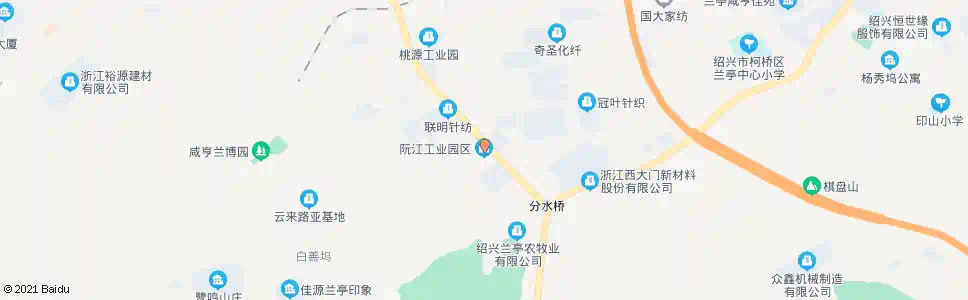 绍兴兰江工业园区_公交站地图_绍兴公交_妙搜公交查询2025