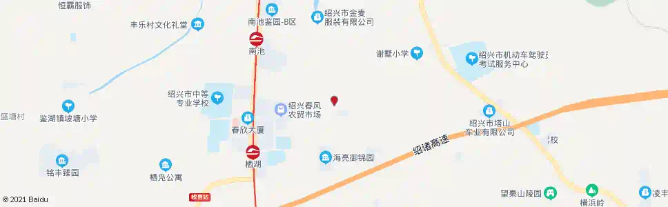 绍兴南池村口_公交站地图_绍兴公交_妙搜公交查询2025