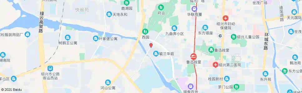 绍兴鉴湖新村_公交站地图_绍兴公交_妙搜公交查询2025