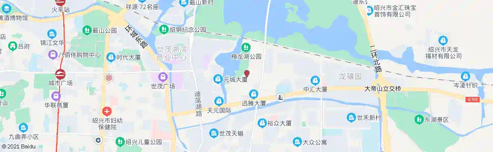 绍兴梅龙湖公交站_公交站地图_绍兴公交_妙搜公交查询2025