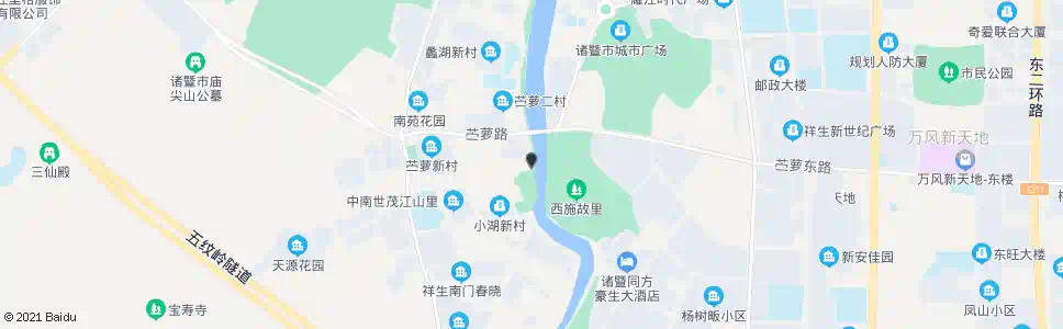 绍兴西施殿_公交站地图_绍兴公交_妙搜公交查询2025