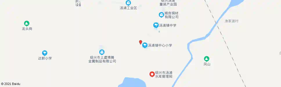 绍兴汤浦中心小学_公交站地图_绍兴公交_妙搜公交查询2025