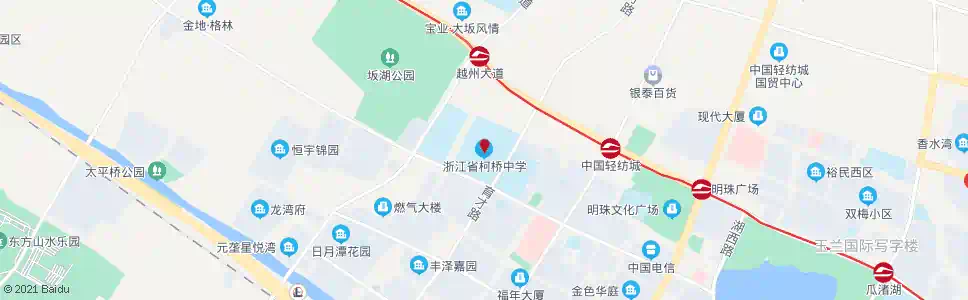 绍兴柯桥中学_公交站地图_绍兴公交_妙搜公交查询2025