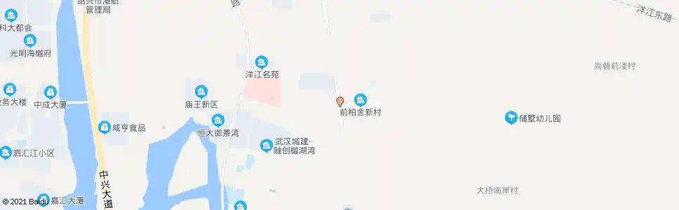 绍兴前柏舍_公交站地图_绍兴公交_妙搜公交查询2025