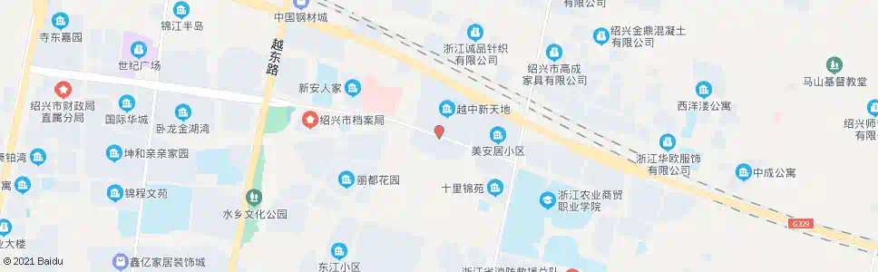 绍兴越中新天地_公交站地图_绍兴公交_妙搜公交查询2025