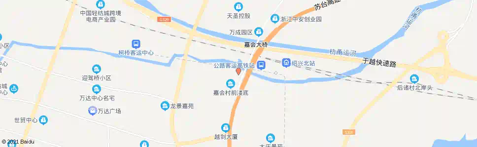 绍兴加会小学路口_公交站地图_绍兴公交_妙搜公交查询2025
