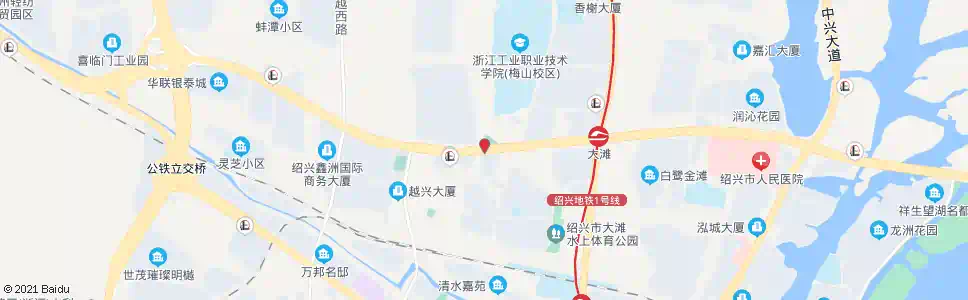 绍兴金利门红木广场_公交站地图_绍兴公交_妙搜公交查询2025