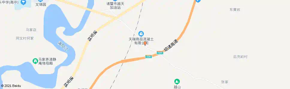 绍兴越峰_公交站地图_绍兴公交_妙搜公交查询2025