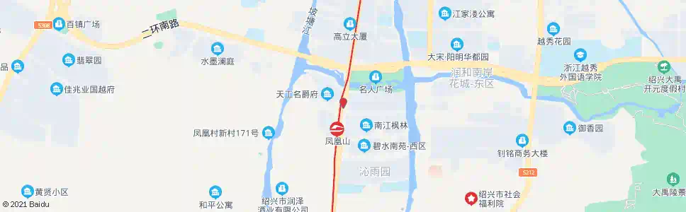 绍兴天镜南苑路口_公交站地图_绍兴公交_妙搜公交查询2025