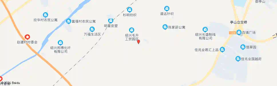 绍兴下岸张_公交站地图_绍兴公交_妙搜公交查询2025