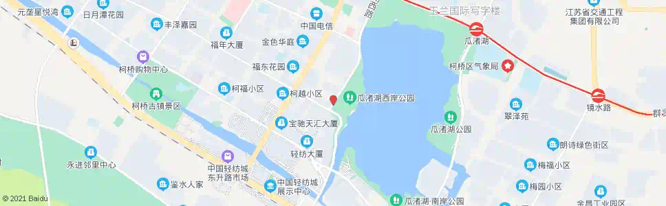 绍兴西岸公园_公交站地图_绍兴公交_妙搜公交查询2025